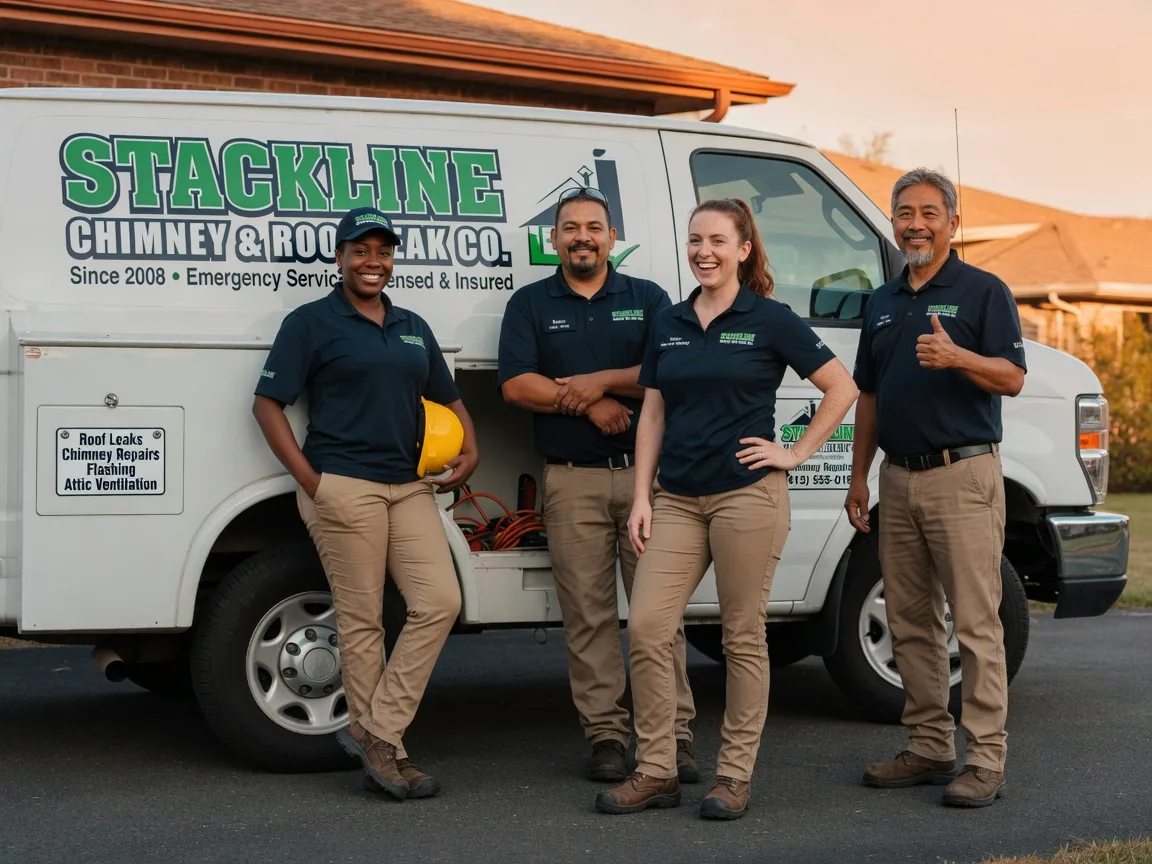 Chimney flashing repair company in Sondheimer, LA